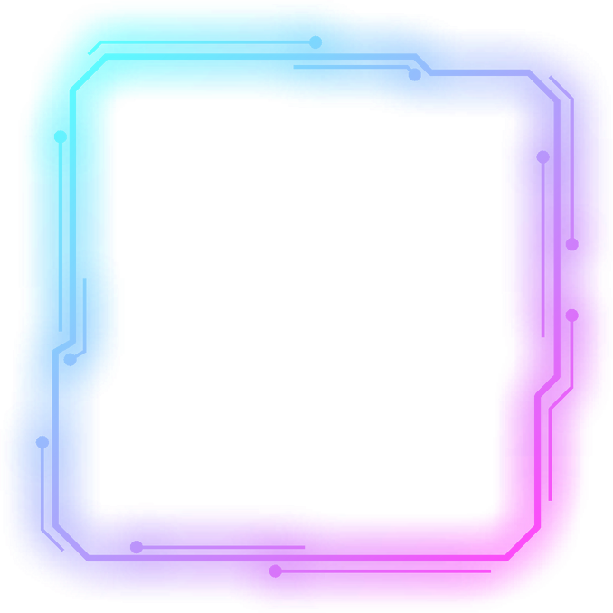 digital tech frame. tech light frame. glow light frame digital. neon digital banner.